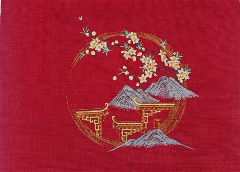 面料号：刺绣 04-10