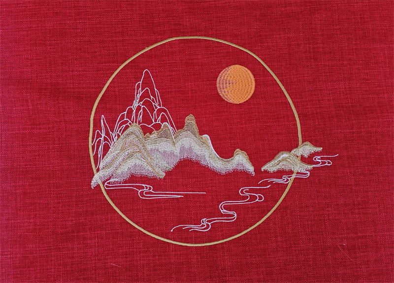 面料号：刺绣 04-15