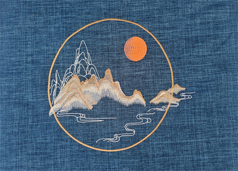 面料号：刺绣 04-16