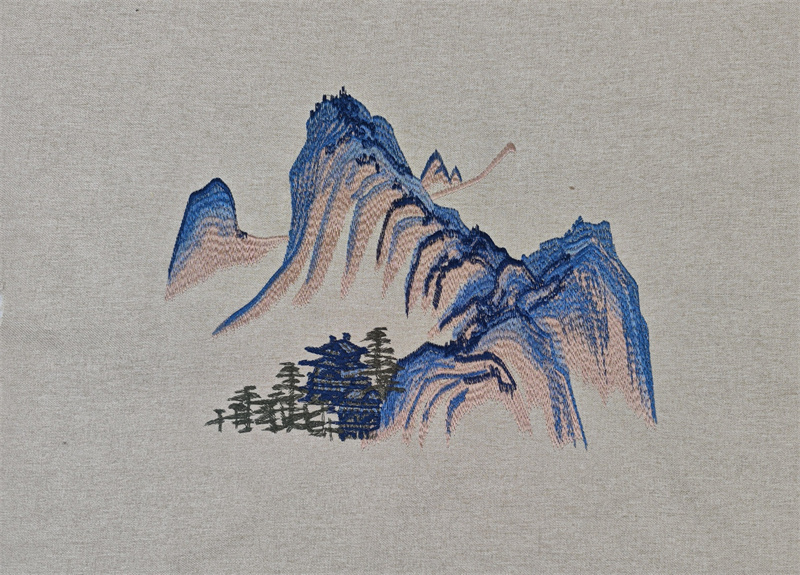 面料号：刺绣 04-34