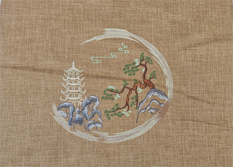 面料号：刺绣 04-6