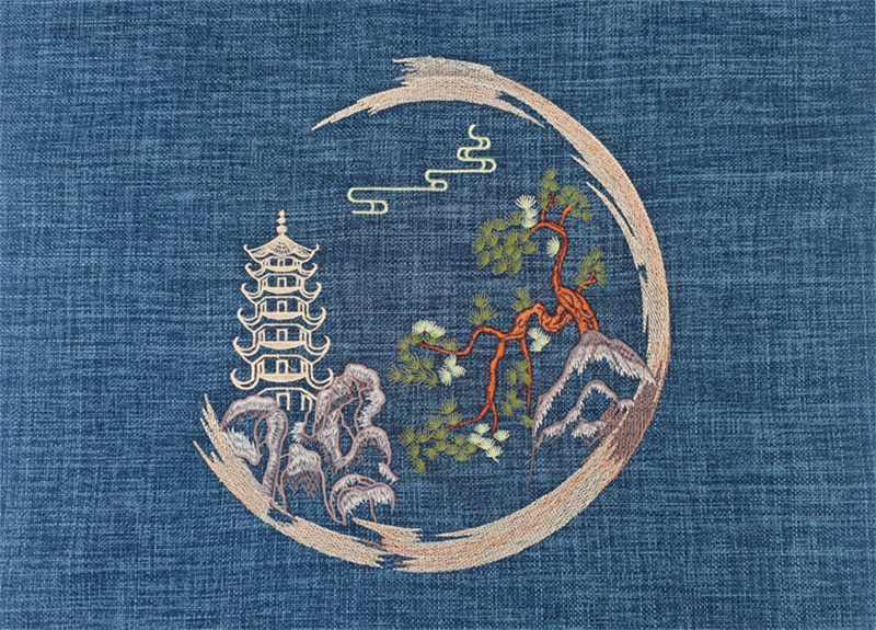 面料号：刺绣 04-7