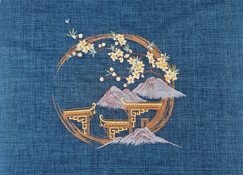 面料号：刺绣 04-9