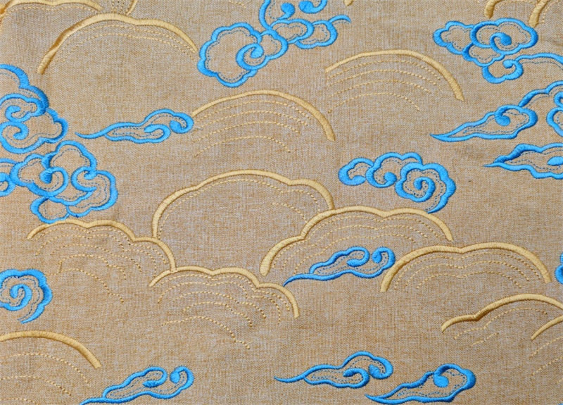 面料号：刺绣 12-1