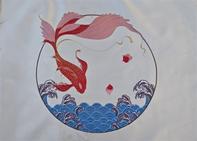 面料号：刺绣 24-22