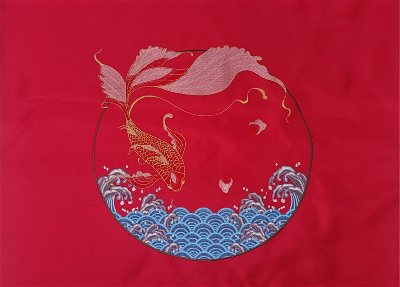 面料号：刺绣 24-23