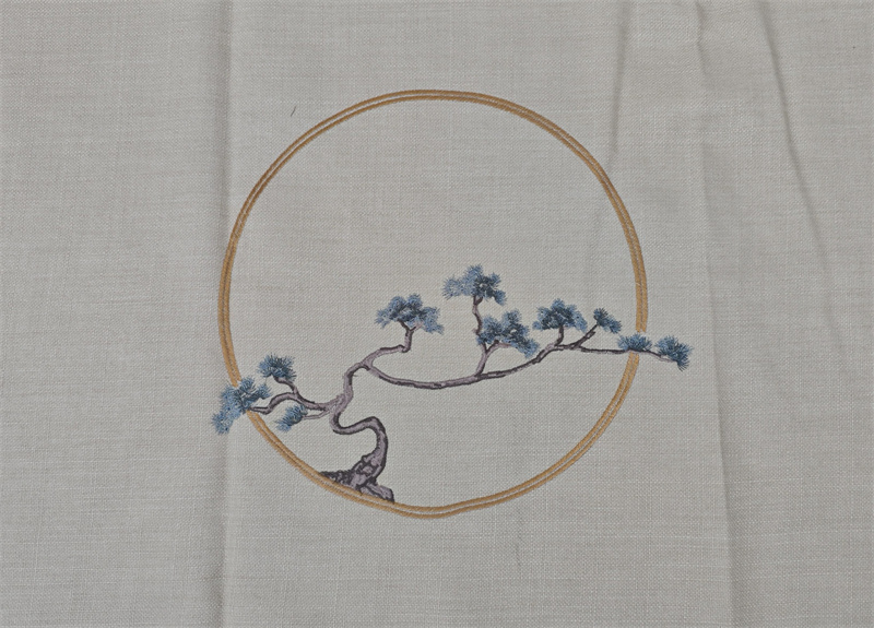 面料号：刺绣 A-11