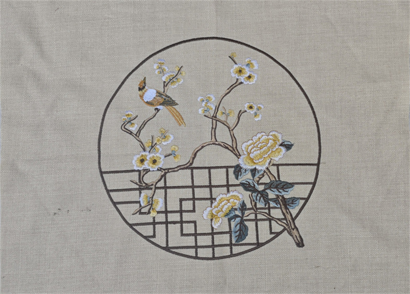 面料号：刺绣 A-15