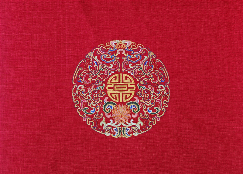 面料号：刺绣 A-3