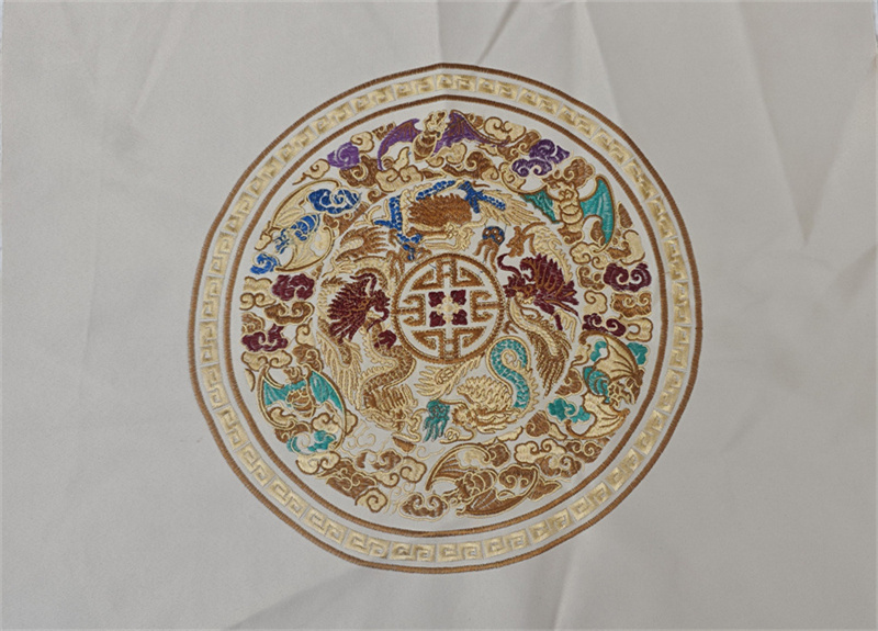 面料号：刺绣 B-10