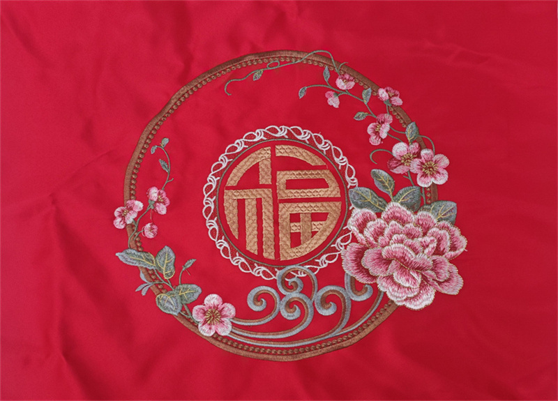 面料号：刺绣 B-14