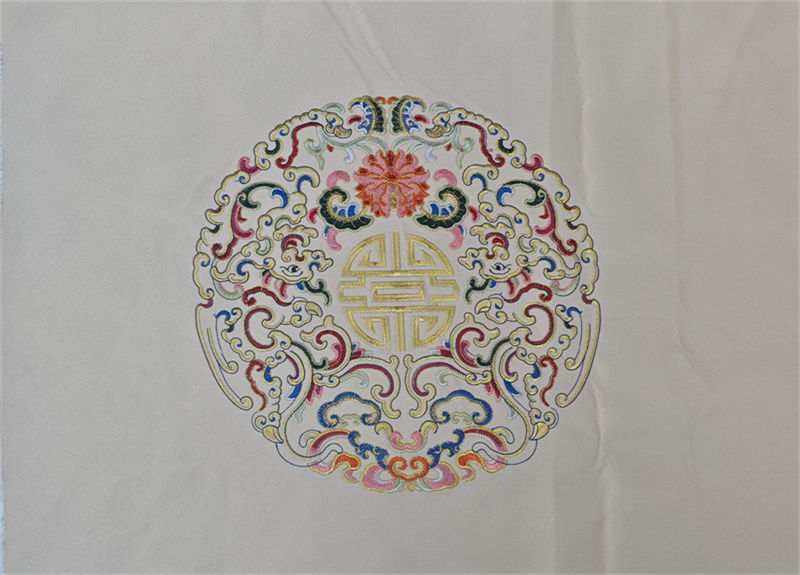 面料号：刺绣 B-4