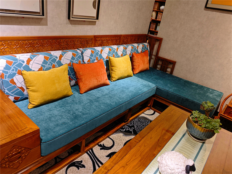 新中式沙发坐垫