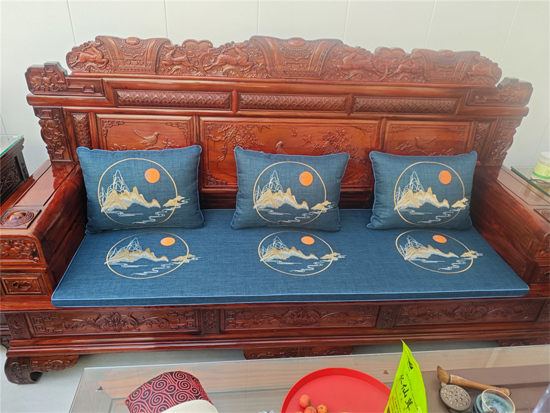 红木沙发坐垫