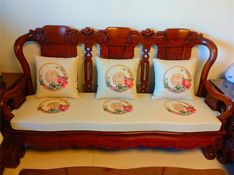 红木沙发坐垫